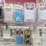 Lot of 125 Packs Assorted Colors Hair Beads