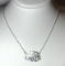 Sterling Silver Mom Pendant and Sterling Chain Necklace