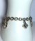 Silver Toned RLL Charm Bracelet