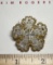 Kim Rogers Gold Toned Snowflake Brooch