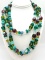 Long Necklace with Multi-Colored Beads by Joan Rivers