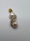 14 KT G.E. Pendant with Pearls and Stones