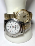 Pair of Gold and Silver Toned Watches
