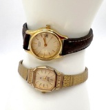 Pair of Gold Tone Citizens Watches