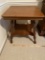 Vintage Wooden 2-Tier Parlor Table