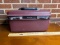 Vintage Samsonite Burgundy Train Case with Keys