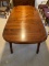 Beautiful Vintage Wooden Dining Room Table with Leaf