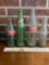 Lot of 4 Vintage Assorted Coca-Cola and Sprite Glass Bottles