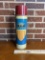 Vintage 1975 Red, White, and Blue Shield Metal King Seeley Thermos