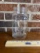 Vintage Hazel Atlas Squared Glass Quart Jar