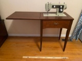 Vintage Sears Kenmore Electric Sewing Machine & Table