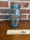 Vintage Ball Blue Perfect Mason Quart Glass Jar