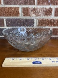 Vintage Prescut Anchor Hocking Star of David Glass Bowl