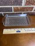 Vintage Anchor Hocking Clear Glass Relish Tray