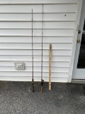 Lot of 2 Vintage Shakespeare Fishing Poles