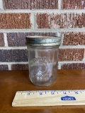 Vintage Magic Mason Pint Glass Jar with Original Tin Lid
