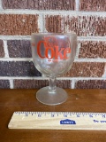 Vintage Coca-Cola Thumbprint Goblet