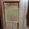 Antique Rublite Wood and Metal Washboard