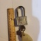 Vintage Master Lock With Key - Lions Head Design