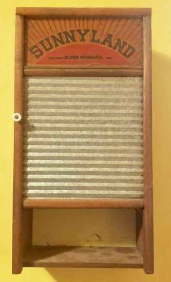 Wall Cabinet Made From Washboard