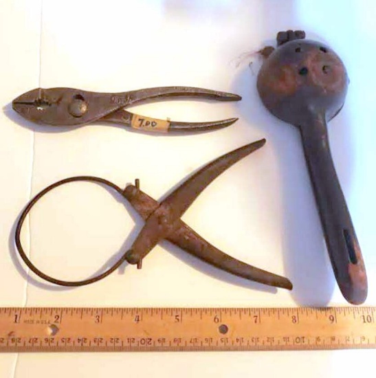 Lot of 3 Vintage Tools, including Ford Pliers