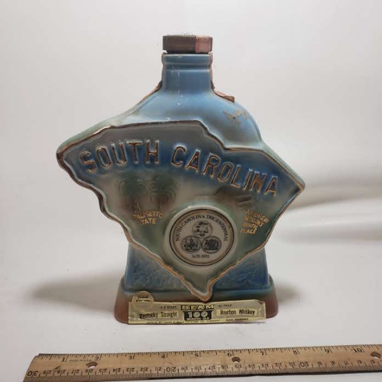 Vintage South Carolina Tricentennial Decanter Bottle
