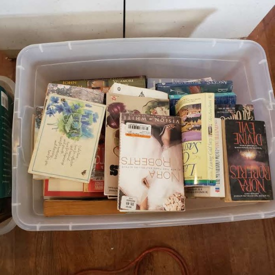 2 Totes Full of Assorted Books