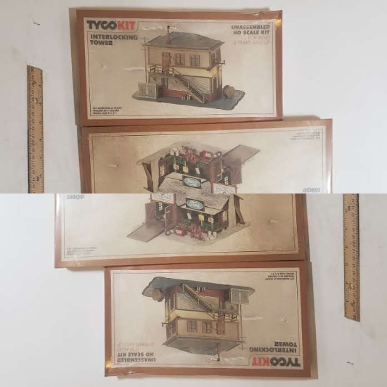 Lot of 3 Vintage Tyco HO Scale Kits