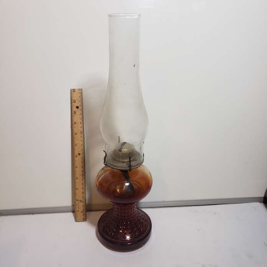 Vintage Hurricane Oil Lamp (