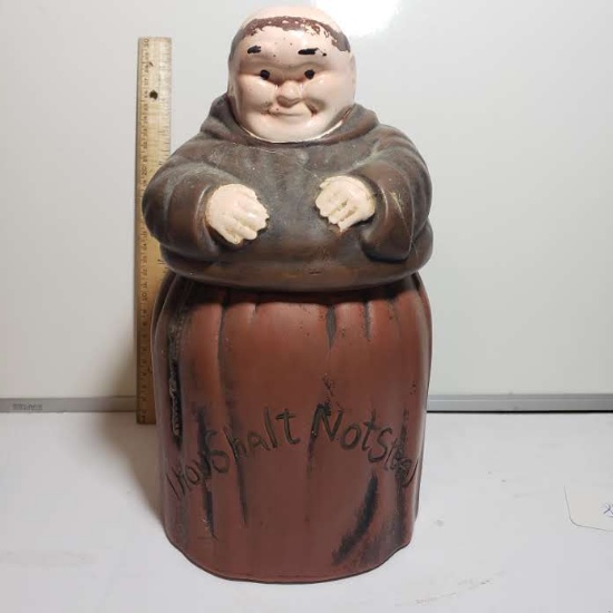 Vintage Friar Tuck Monk Cookie Jar