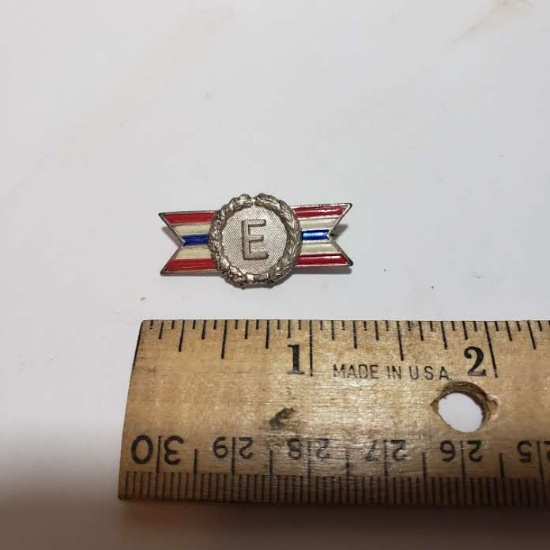 Vintage Sterling Silver Army-Navy Production Award Pin