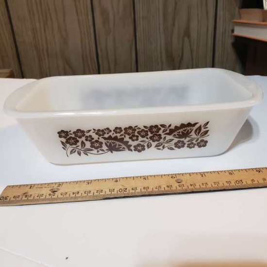 Vintage Glasbake Loaf Pan