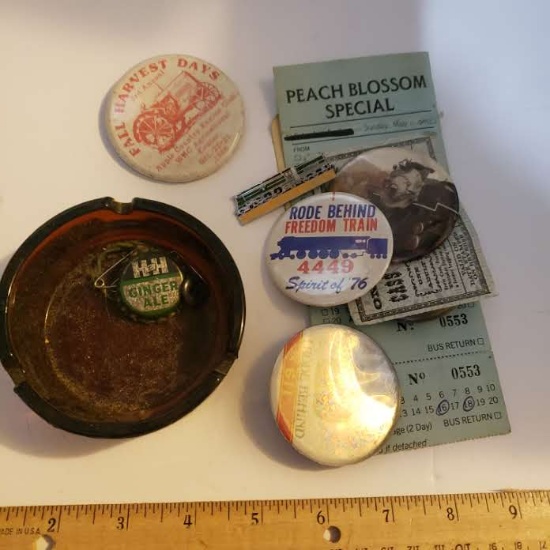 Lot of Vintage Railroad Memorabilia