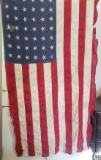 Tattered 48 Star Flag By Valley Forge Flag Co