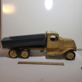 Large Metal Antique Dump Truck Toy