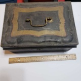 Vintage Metal Box and Contents