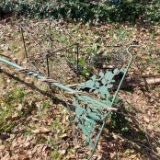 Metal Rack And Miscellaneous Yard Décor