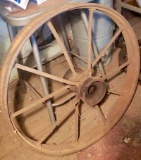 Antique Steel Wagon Wheel