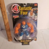 Vintage Fantastic Four Human Torch Action Figure In Original Package