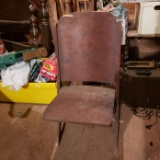 Vintage Folding Wood Chair