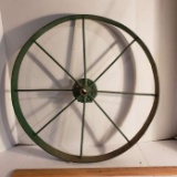 Vintage Metal Plow Wheel