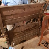 Antique Twin Size Headboard and Footboard