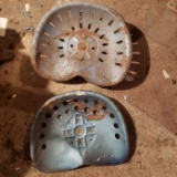 Lot of 2 Vintage Tractor Seats