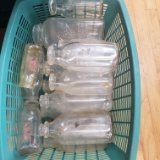 Large Lot of Vintage Glass Milk Bottles