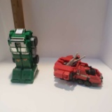 Lot of 2 Vintage Transformers Toys