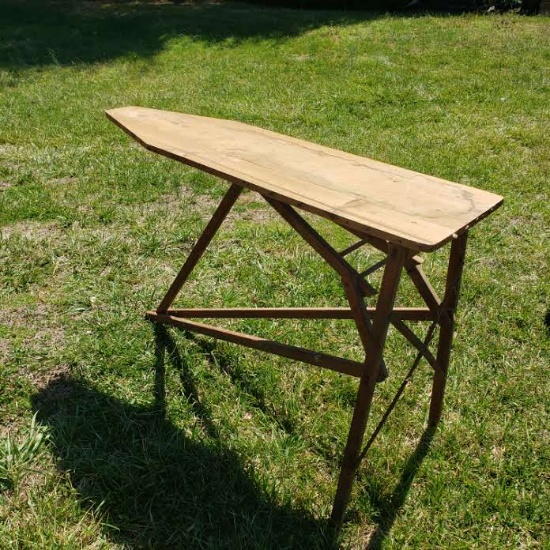 Vintage Wood Ironing Board