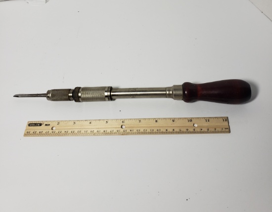 Antique Millers Falls No. 610a Spiral Ratchet Screwdriver