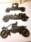 Lot of 3 Vintage Cast Aluminum Sexton Cars Wall Décor