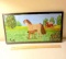 Vintage Horse and Foal Hand Painted on Wood