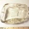 Vintage Clear Unusual Shaped Ashtray